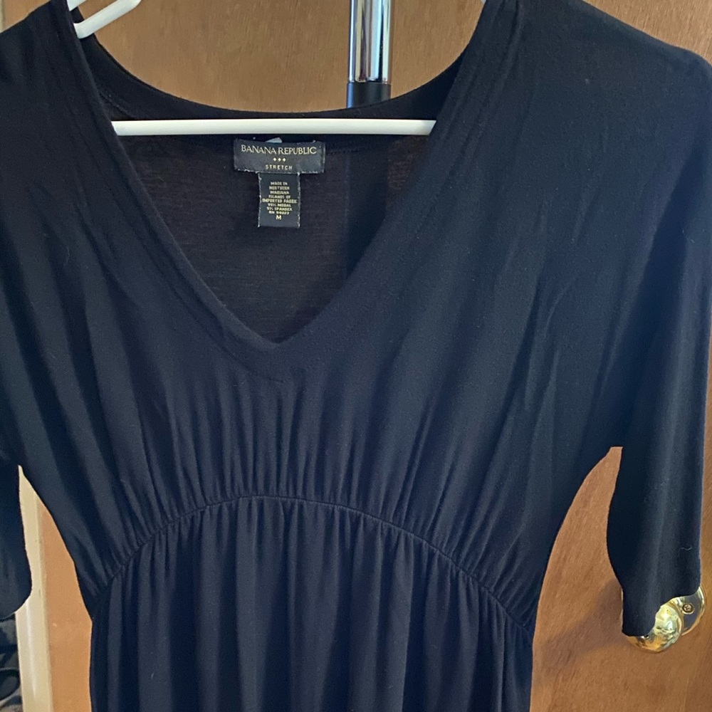 Baby doll black top
